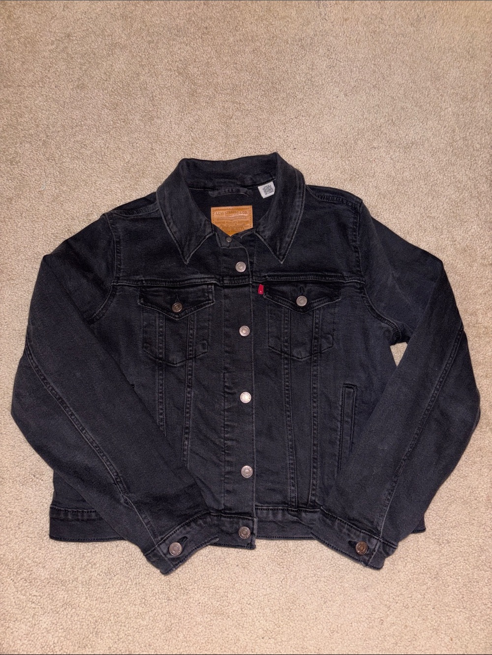 Classic Black Jean Jacket